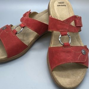 Earth Origins Red Sandals 11